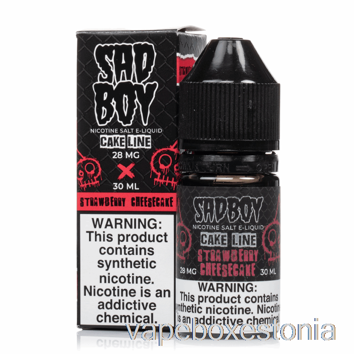 Vape Box Estonia Maasika Juustukook - Sadboy Soolad - 30ml 28mg